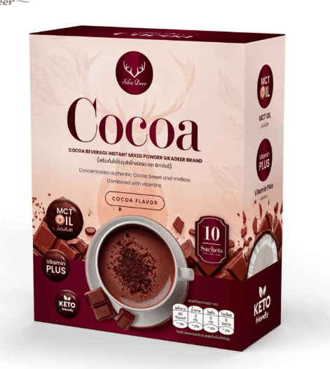 Sika Deer Cocoa โกโก้ปรุงสำเร็จชนิดผง สูตรเข้มข้น